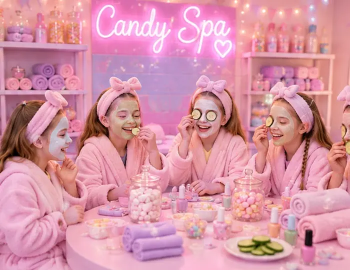 6 à 12 ans – Candy Spa Party